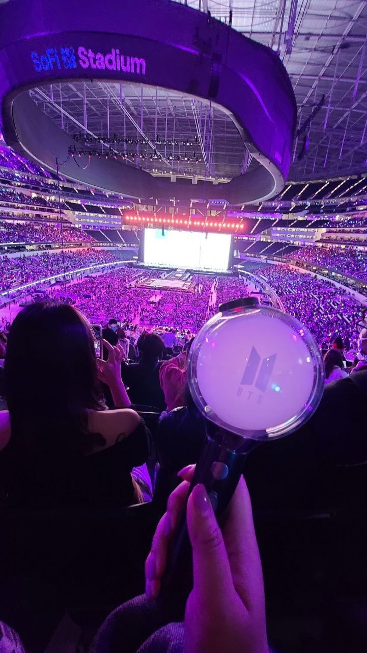 Ambiance concert — mer de lightsticks